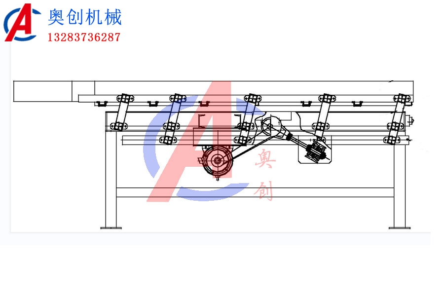 彈性連桿式振動輸送機